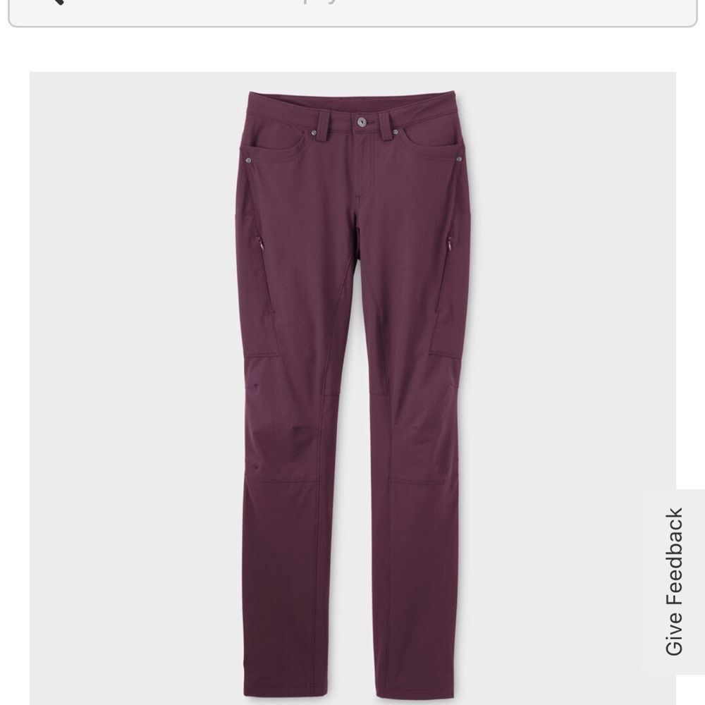 Duluth Trading Co Plum Straight-Leg Utility Pants Flexpedition